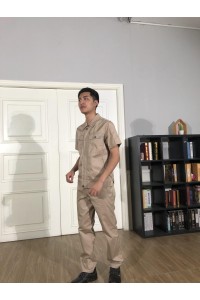 BD-MO-050 訂製酒店維修制服 真人展示 翻領工裝制服 酒店工裝制服專營店